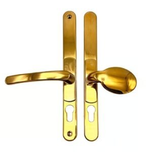 VERSA Lever Pad UPVC Multipoint Adjustable Door Handles - 62-95mm PZ Sprung 260mm Screw Centres - Image 4