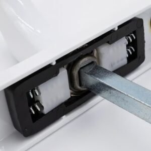 Fab & Fix Balmoral Lever Moveable Pad UPVC Multipoint Door Handles - with Snib 92mm/62mm Sprung 212mm Screw Centres - Image 4