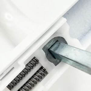 TSS Lever Moveable Pad UPVC Multipoint Door Handles - 68mm PZ Sprung 215mm Screw Centres - Image 4