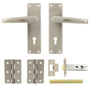 TSS Aluminium Door Handle, Tubular Latch & Hinge Packs - Image 3