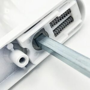 TSS Blank External Lever Lever French Door Multipoint Handles – 92mm PZ Sprung 122mm Screw Centres - Image 4