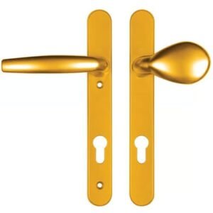 Hoppe Atlanta Lever Moveable Pad UPVC Multipoint Door Handles - 92mm PZ Sprung 122mm Screw Centres - Image 3