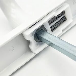 TSS Blank External Lever Lever French Door Multipoint Handles – 92mm PZ Sprung 210mm Screw Centres - Image 4