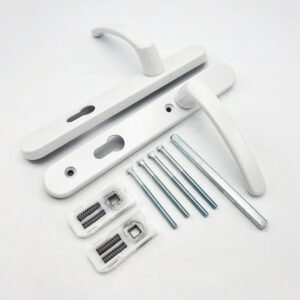 TSS Lever Lever UPVC Multipoint Door Handles - 68mm PZ Sprung 215mm Screw Centres - Image 3