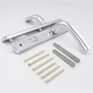 Winkhaus Palladio Lever Fixed Pad UPVC Multipoint Door Handles - 92mm PZ Unsprung 215mm Screw Centres - Image 7