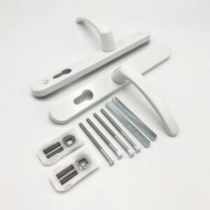 TSS Offset Lever Lever Multipoint Door Handles 92/62mm PZ - Sprung - 200mm Screw Centres - Image 3