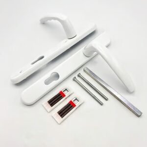 Hoppe Atlanta Lever Lever UPVC Multipoint Door Handles - 92mm PZ Sprung 122mm Screw Centres - Image 3