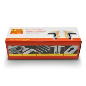 TSS Lever Lever UPVC Multipoint Door Handles - 92mm PZ Sprung 122mm Screw Centres - Image 4