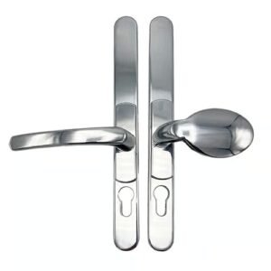 VERSA Lever Pad UPVC Multipoint Adjustable Door Handles - 62-95mm PZ Sprung 260mm Screw Centres - Image 5