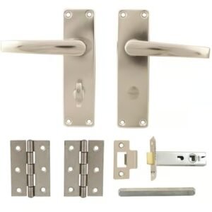 TSS Aluminium Door Handle, Tubular Latch & Hinge Packs - Image 5