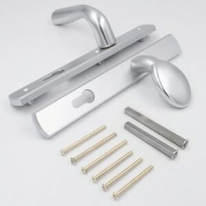 Winkhaus Palladio Lever Fixed Pad UPVC Multipoint Door Handles - 92mm PZ Unsprung 215mm Screw Centres - Image 9