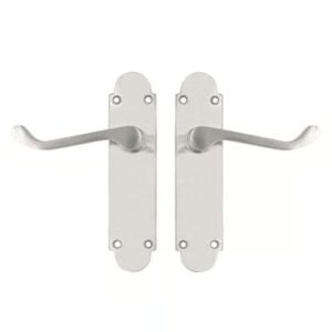 TSS Regent Scroll Lever Handle on Plate Door Furniture - Image 7
