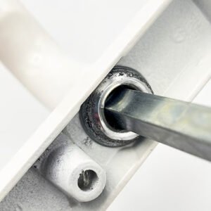 Hoppe London Lever Lever UPVC Multipoint Door Handles - 92mm PZ Unsprung 122mm Screw Centres - Image 4