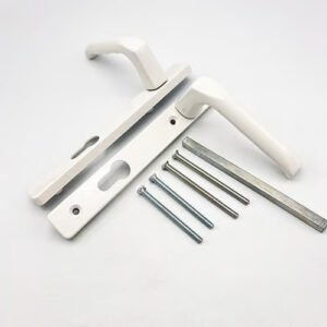 Hoppe London Lever Lever UPVC Multipoint Door Handles - 92mm PZ Unsprung 122mm Screw Centres - Image 3