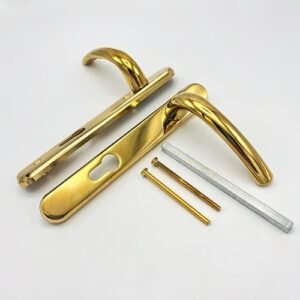 Hoppe Tokyo Lever Lever UPVC Multipoint Door Handles - 92mm PZ Unsprung 210mm Screw Centres - Image 3