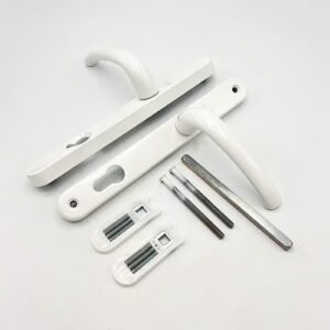 Yale PAS24 Lever Lever UPVC Multipoint Door Handles - 92mm PZ Sprung 215mm Screw Centres - Image 3