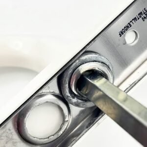 Hoppe Frankfurt Lever Lever UPVC Multipoint Door Handles - 70mm PZ Unsprung 200mm Screw Centres - Image 4