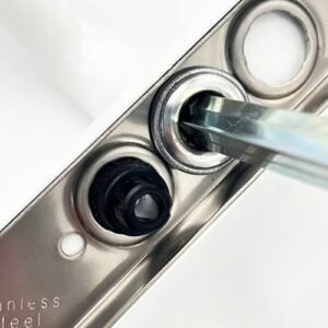 Hoppe Paris Extended Lever Lever UPVC Multipoint Door Handles - 92mm PZ Unsprung 122mm Screw Centres - Image 4