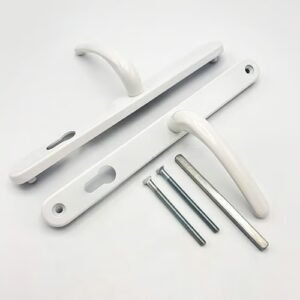 Fab & Fix Universal Lever Lever UPVC Multipoint Door Handles - 92mm PZ Sprung 265mm Screw Centres - Image 3