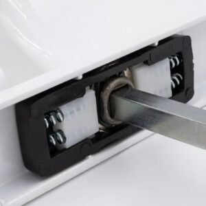 Fab & Fix Balmoral Blank Lever Lever UPVC Multipoint Door Handles - 92mm PZ Sprung 212mm Screw Centres - Image 3