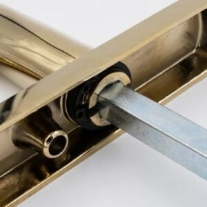Straight Lever Lever UPVC Multipoint Door Handles - 92mm PZ Unsprung 122mm Screw Centres - Image 3