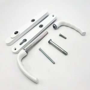 Hoppe Tokyo PAS24 Lever Lever UPVC Multipoint Door Handles - 92mm PZ Sprung 215mm Screw Centres - Image 3